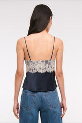 Lace Backless V-Neck Cami Top