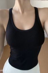 Scoop Back Athletic Tank Top