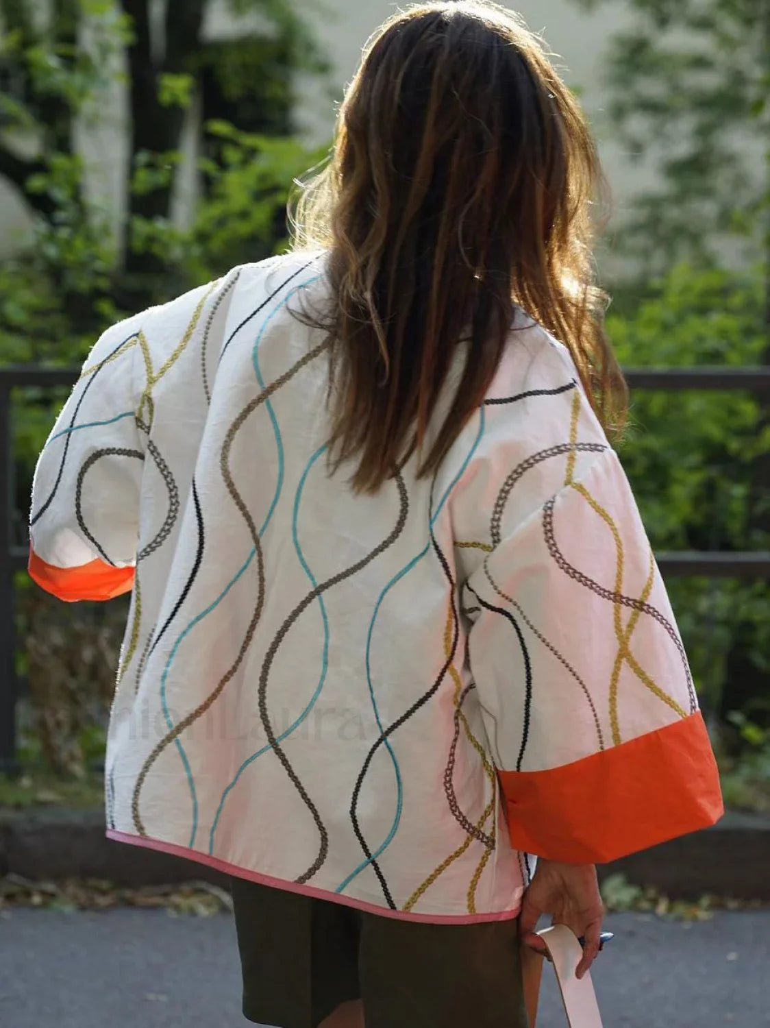 Fantasy World Double Trendy Sided Patchwork Coat