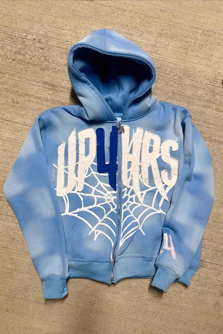 Bold Geometric Print Hoodie