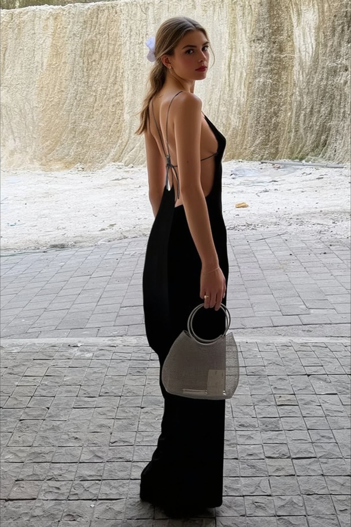 Sexy Backless Curve Fit Slip Dress
