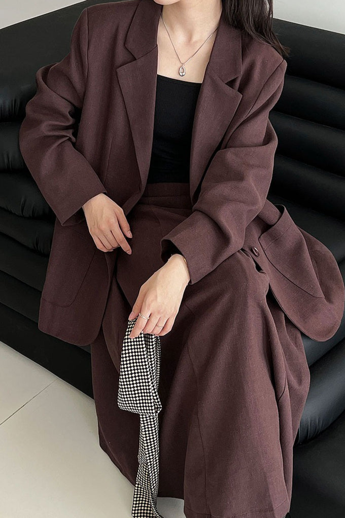 Linen Relaxed Fit Blazer