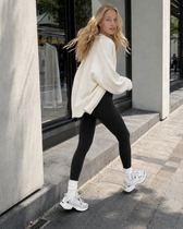 High-Waisted Brushed Fleece Sculpting Leggings