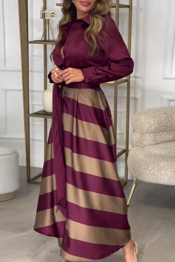 Lace Off Shoulder Backless Long Sleeve Maxi Dress