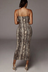 Flirty Midi V-Neck Party Dress 6