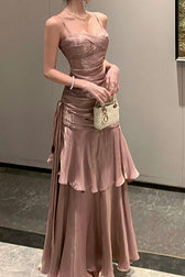 Chiffon Spaghetti Strap Maxi Dress - View 5