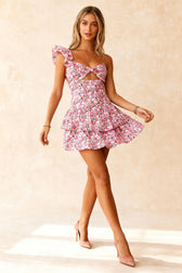 Floral Elegant Mini Dress