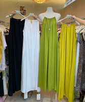 Halter Neck Sleeveless Flowy Maxi Dress