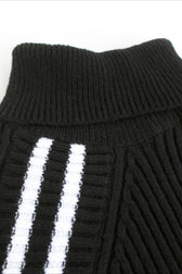 Slim Fit Long Sleeve Knit Sweater Dress