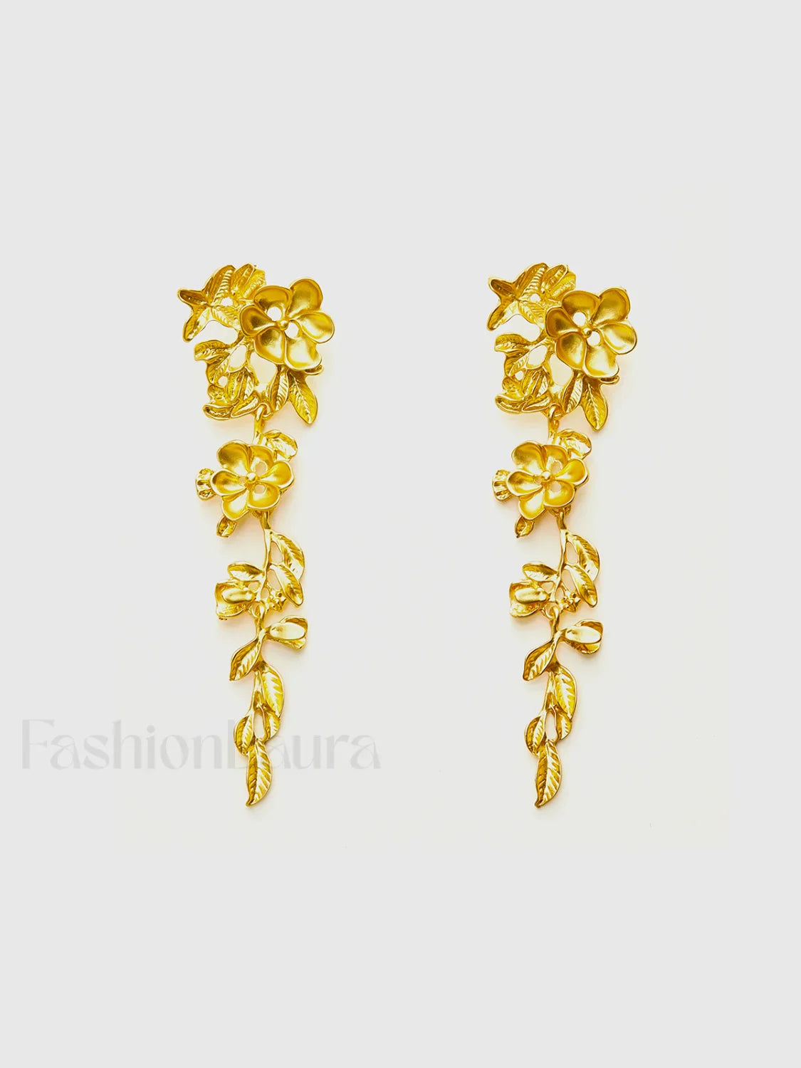 Floral Fringed Earrings