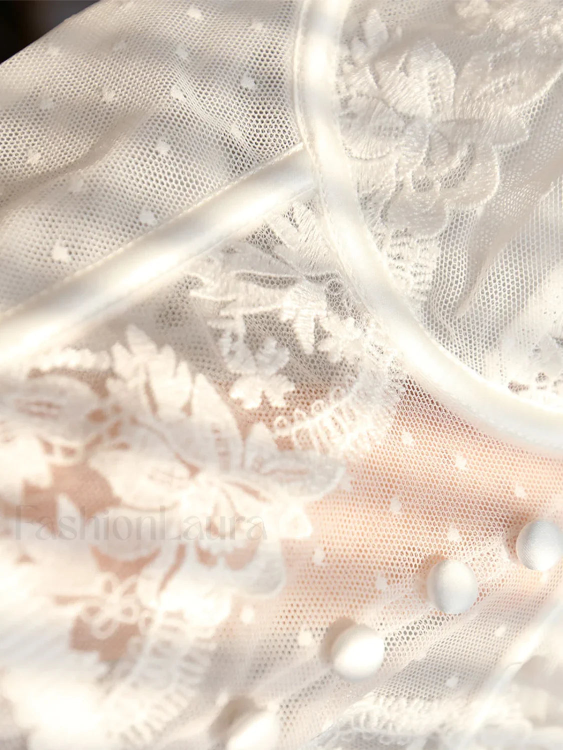 Floral Sheer Lace Mesh Corset Crop Top