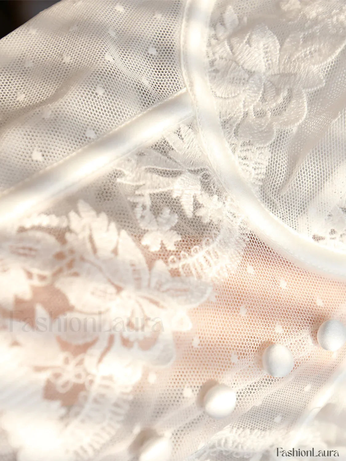 Floral Sheer Lace Mesh Corset Crop Top