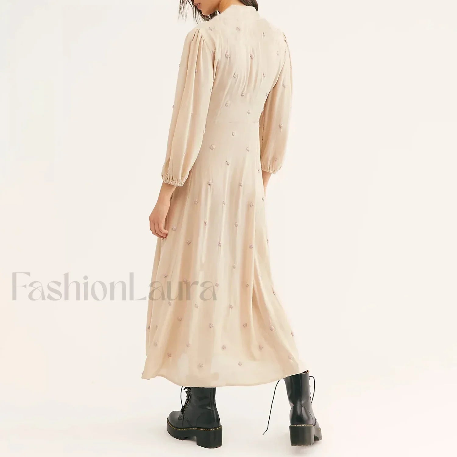 Floral Swing Maxi Boho Dress