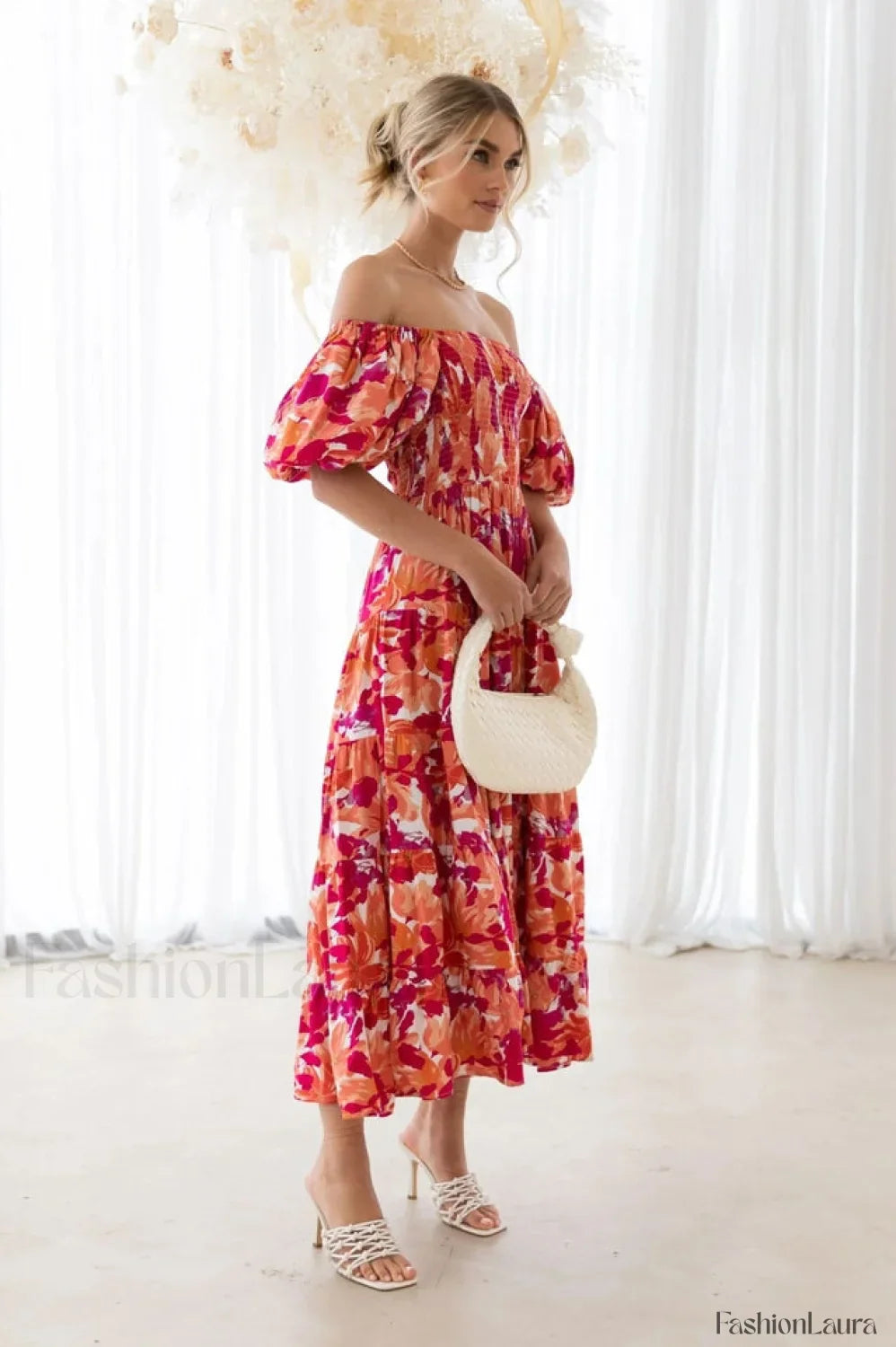 Flossy Elegant Midi Dress