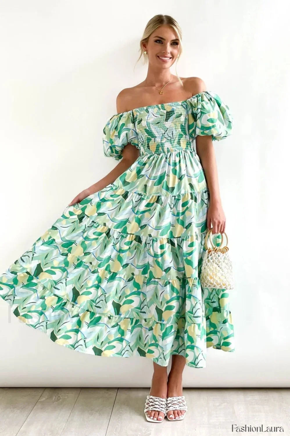 Flossy Elegant Midi Dress S / 11#