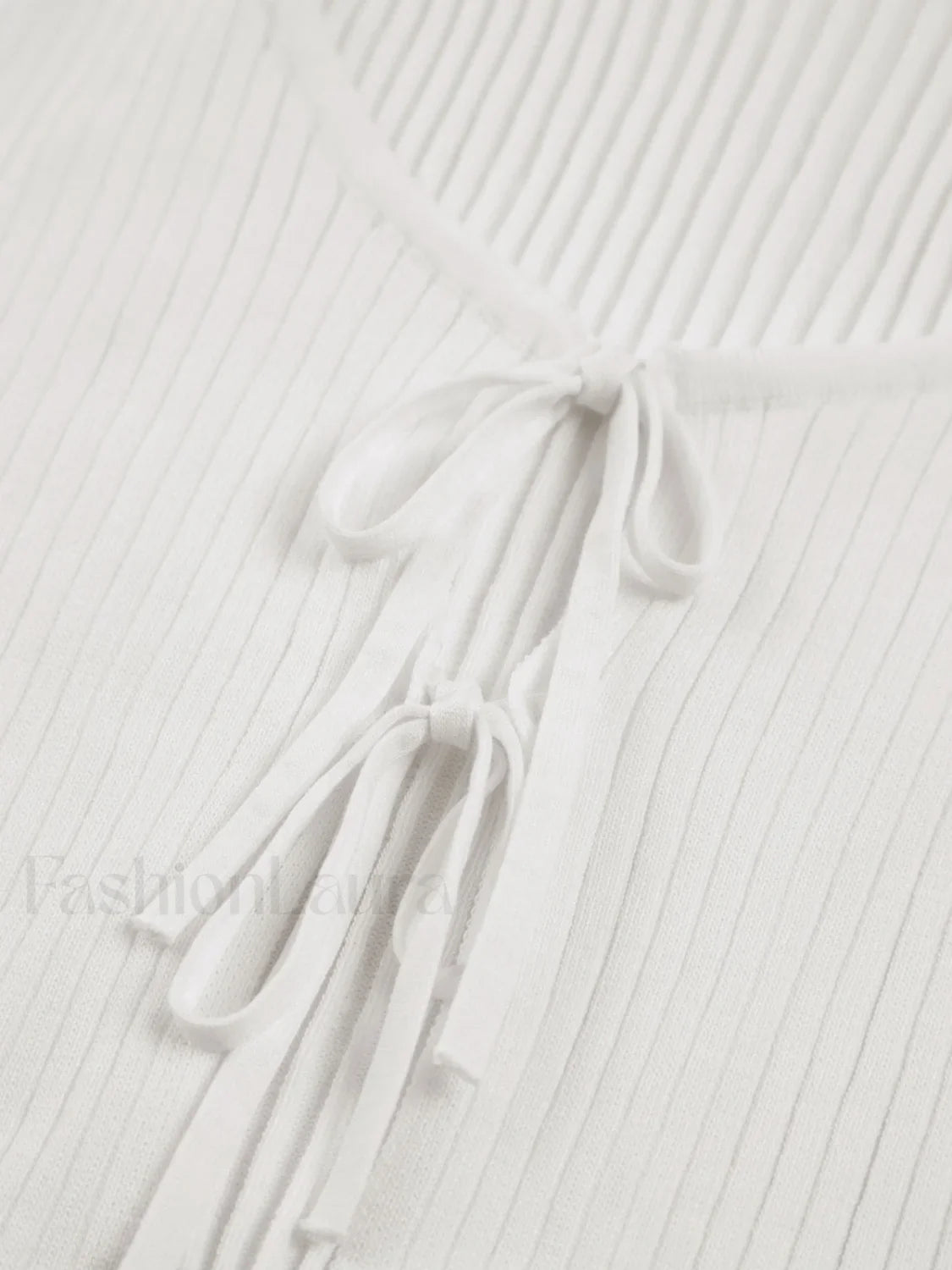 Fly Away Tied Trendy Rib Crop Tank Top