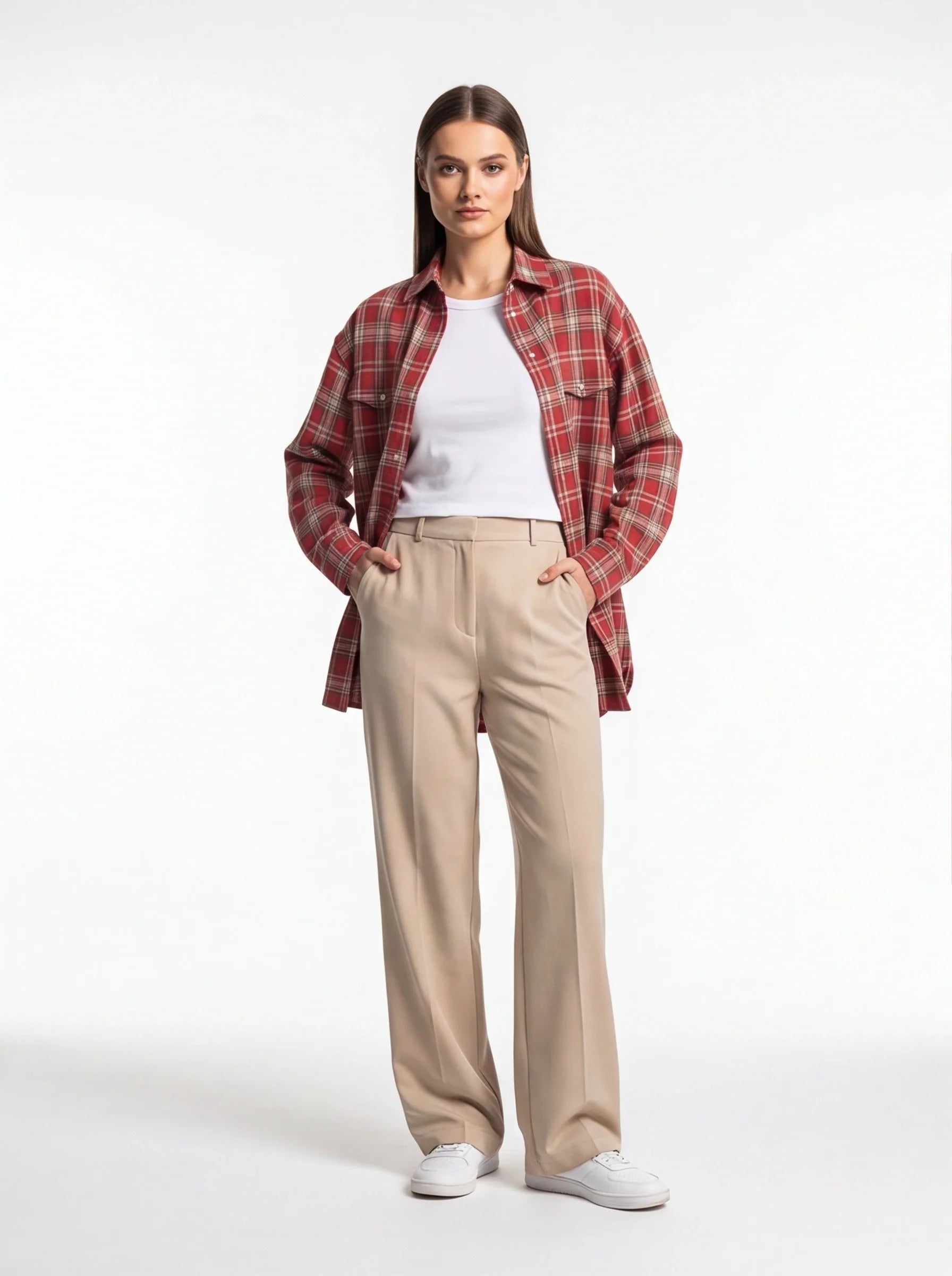 Stylish Relaxed Flannel Overshirt | Soft Fabric & Versatile Design