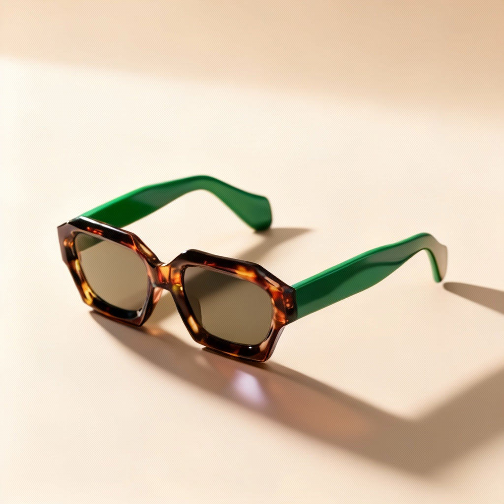 Oversized Hexagon Frame Sunglasses 2
