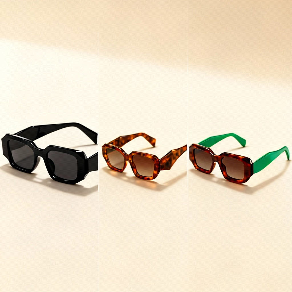 Oversized Hexagon Frame Sunglasses 8