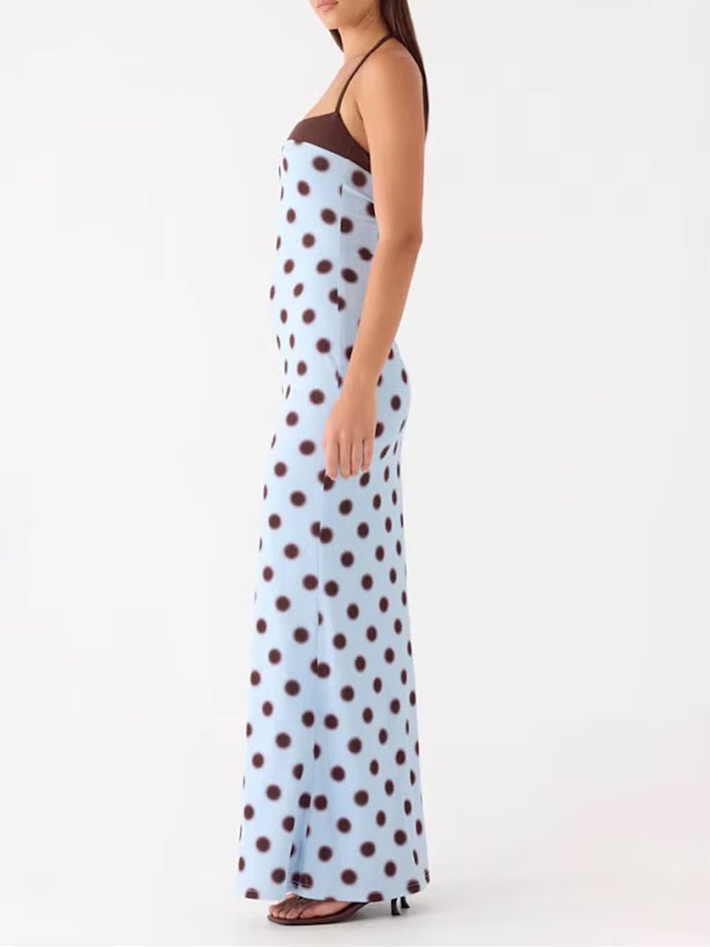 Gemma Polka Dot Maxi Dress