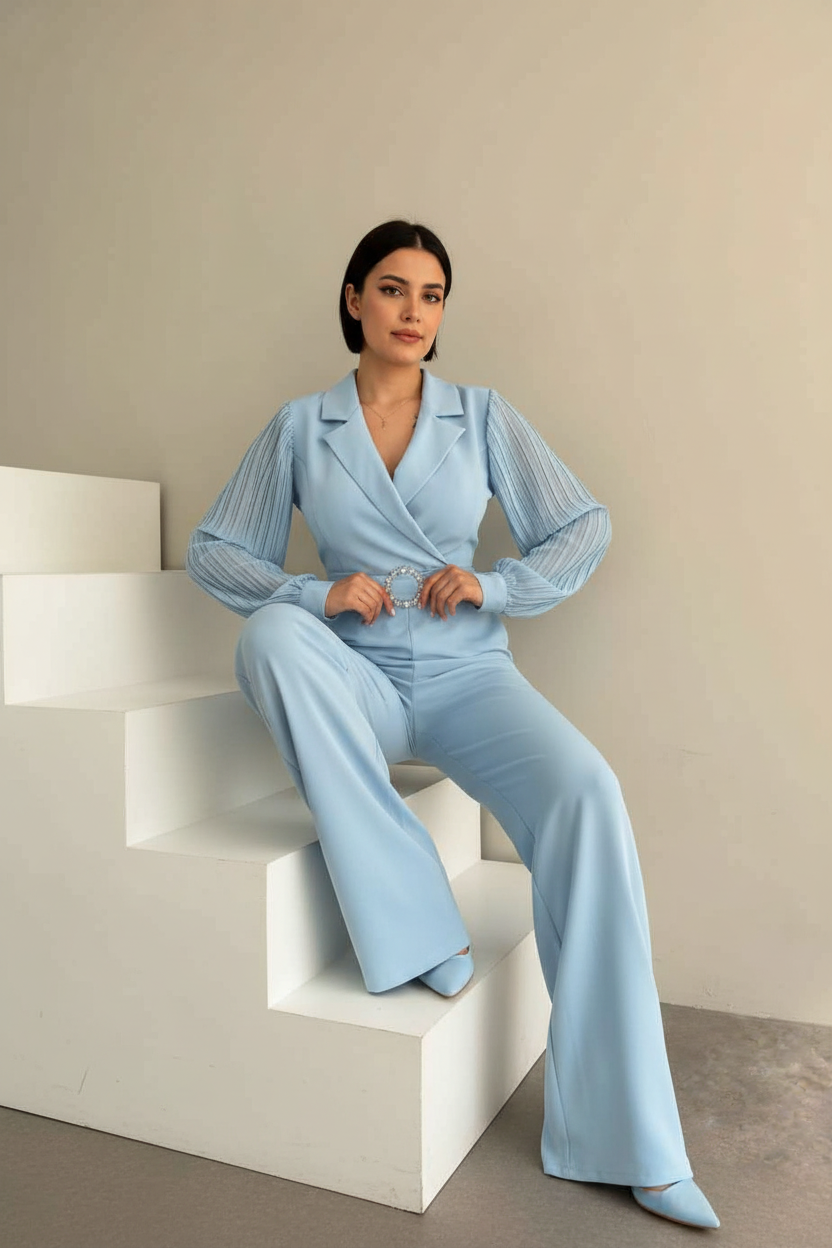 Elegant Black Jumpsuit for Women | Tailored Fit & Comfortable Fabric