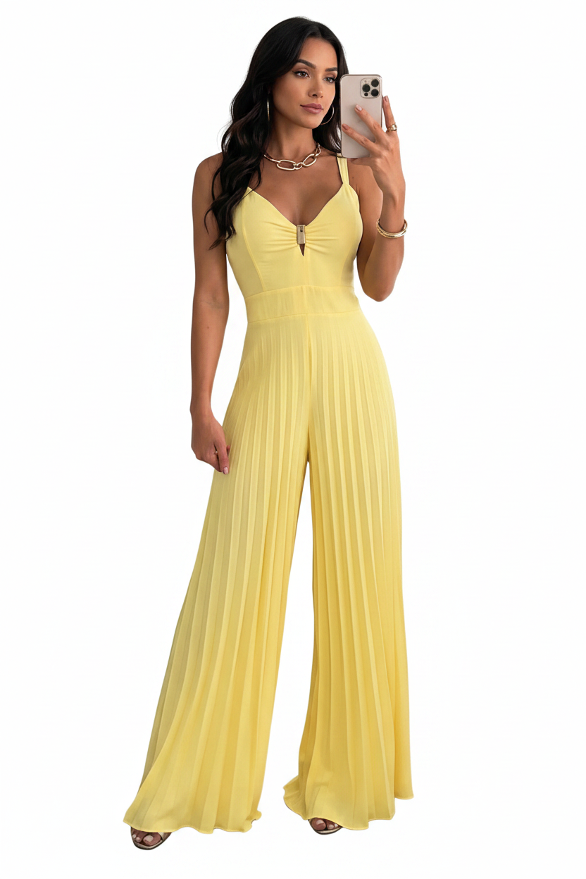 Elegant Airy Wide Leg Jumpsuit for Women | Lightweight & Versatile