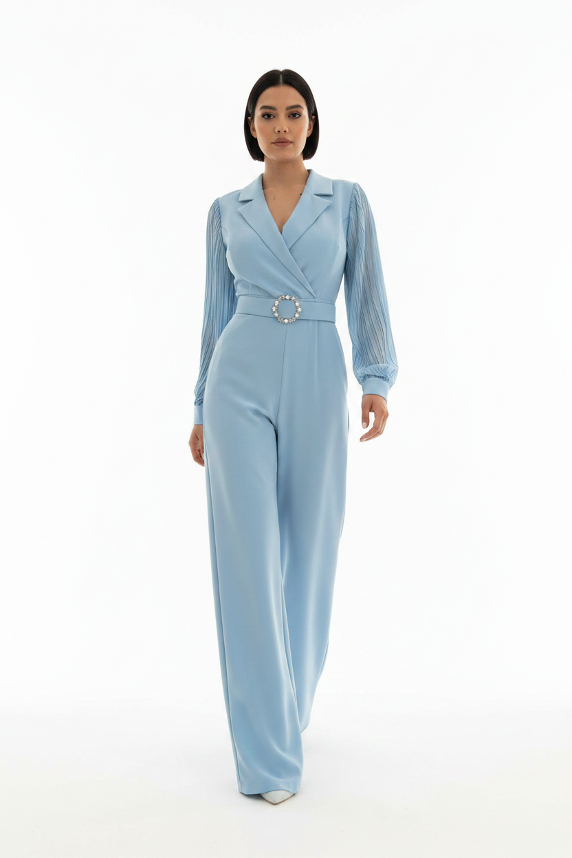 Elegant Black Jumpsuit for Women | Tailored Fit & Comfortable Fabric