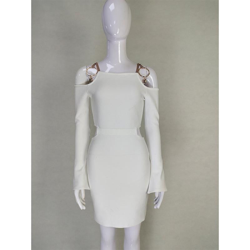 Genna Cold Shoulder Mini Dress