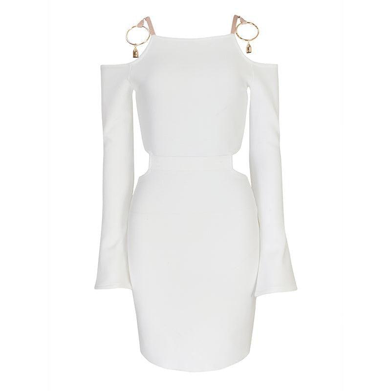 Genna Cold Shoulder Mini Dress