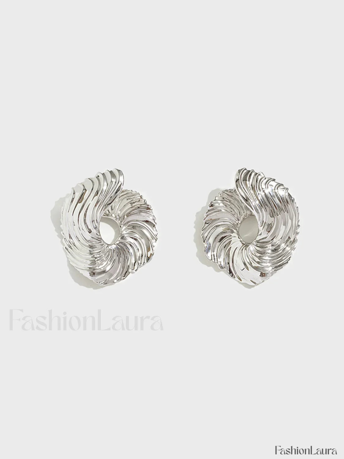 Geometric Irregular Graceful Texture Stud Earrings
