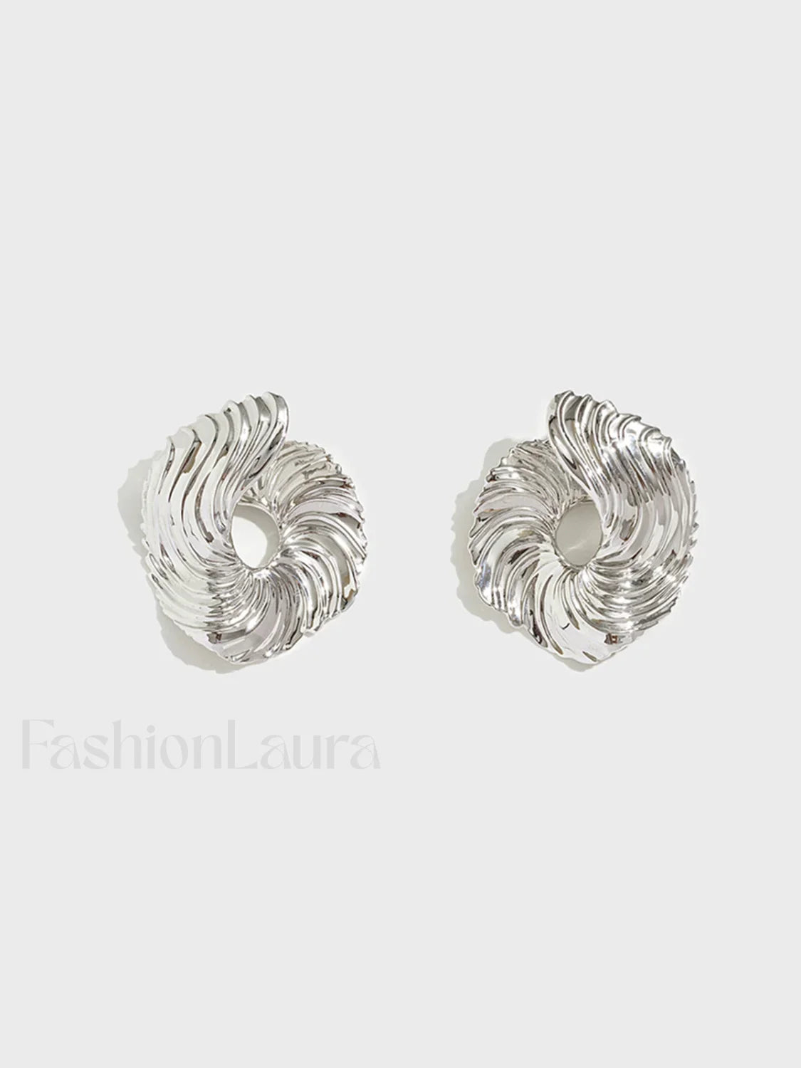 Geometric Irregular Graceful Texture Stud Earrings