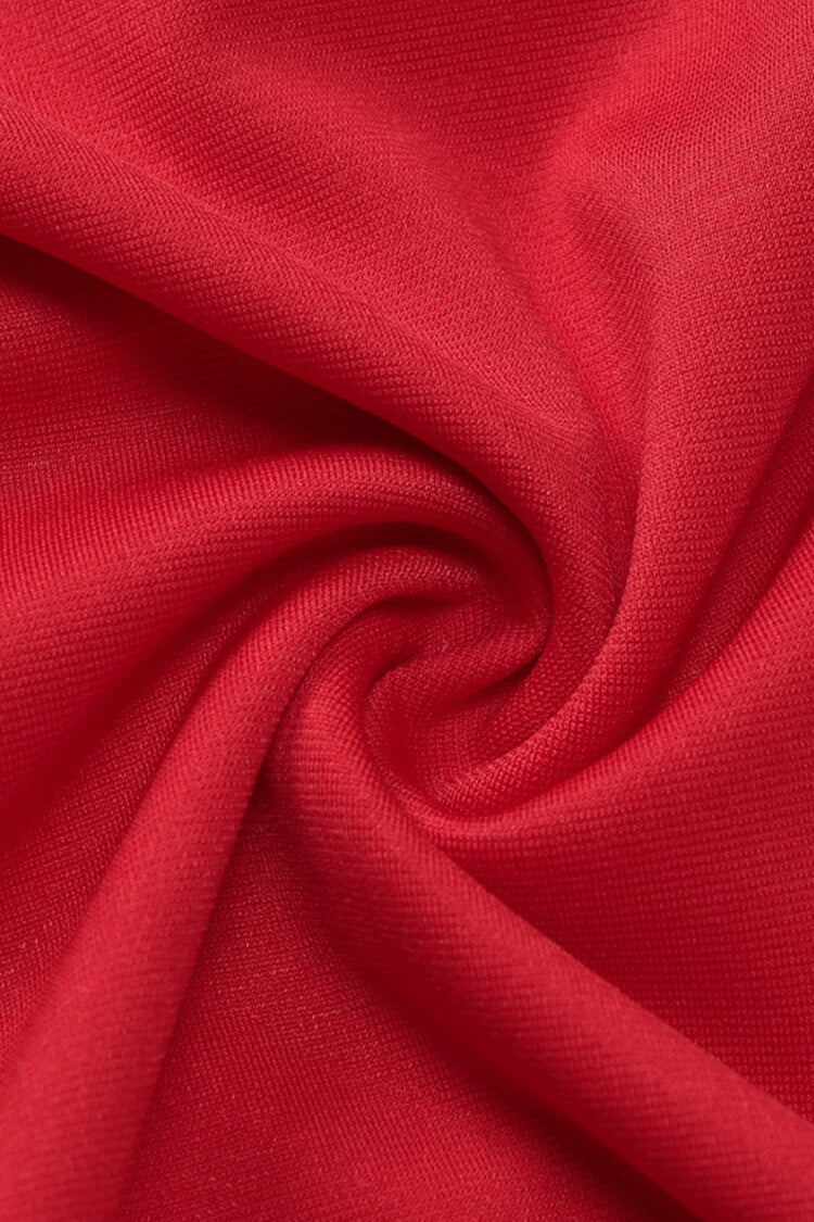 Glamorous Sweetheart Neck Bow Detail Long Sleeve Bubble Party Mini Dress