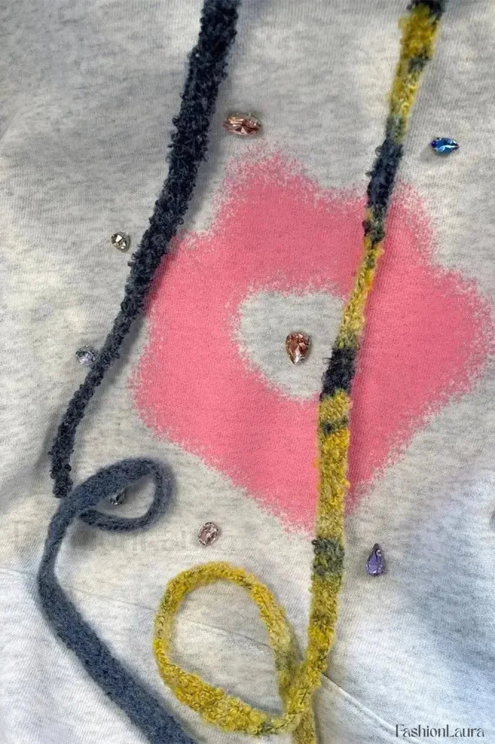 Glitter Sequin Loose Fit Hooded Hoodie