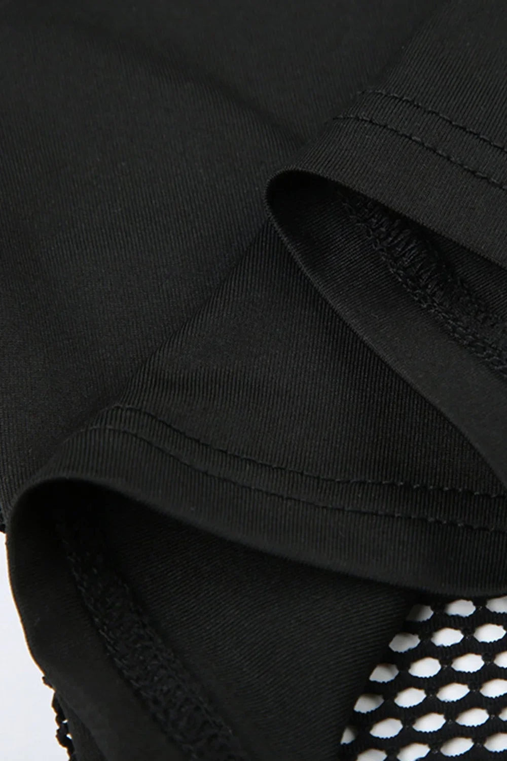 Gothic Hollow Out Mesh T-Shirt