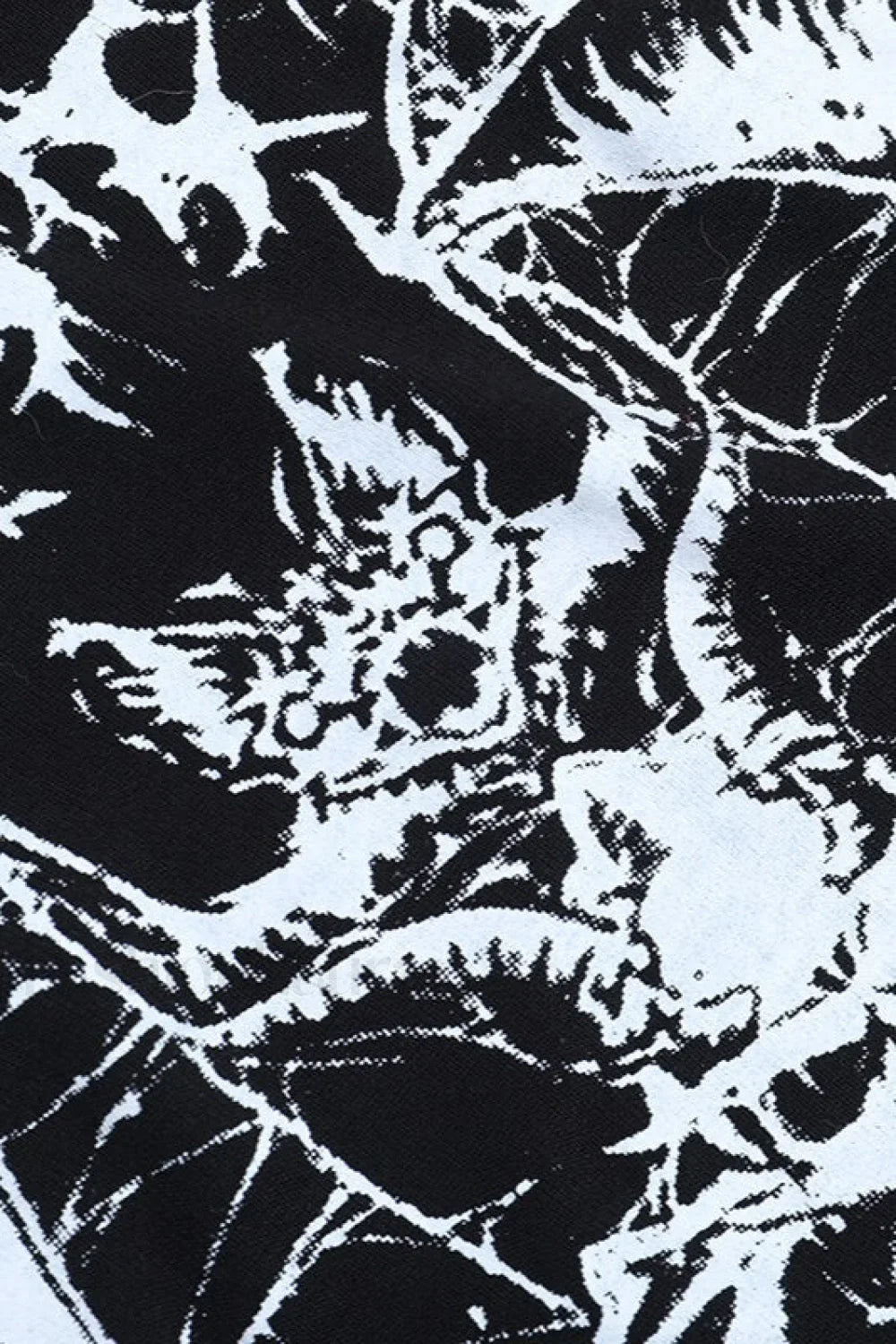 Gothic One Shoulder Print T-Shirt