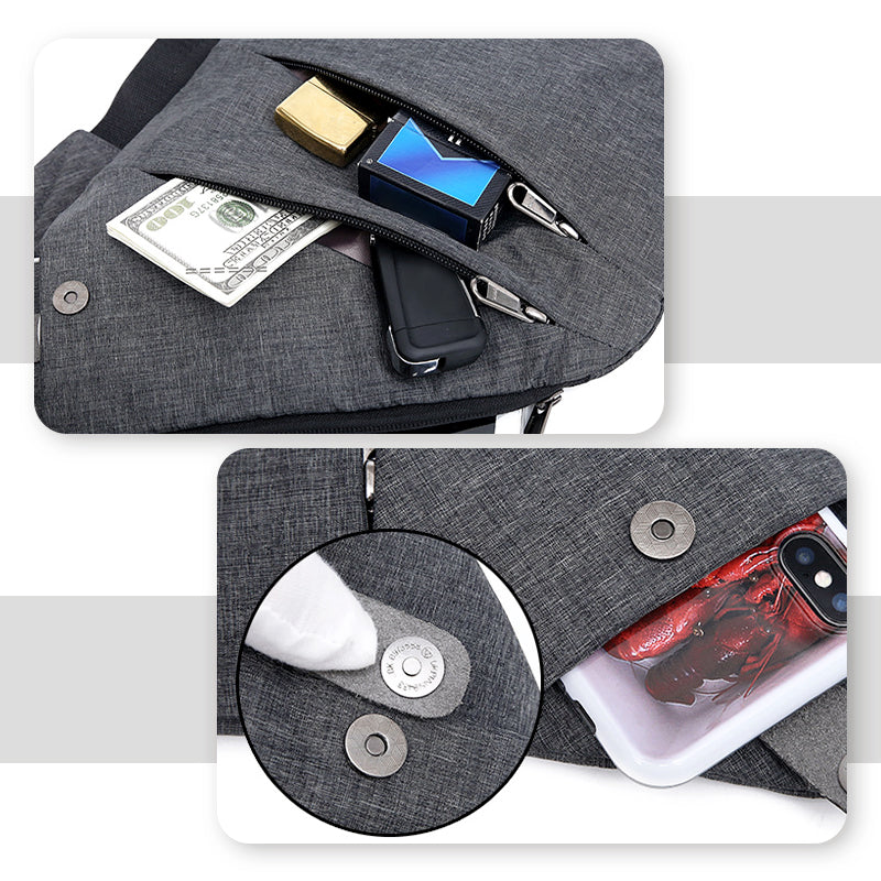 Anti Theft Slim Crossbody Sling Bag