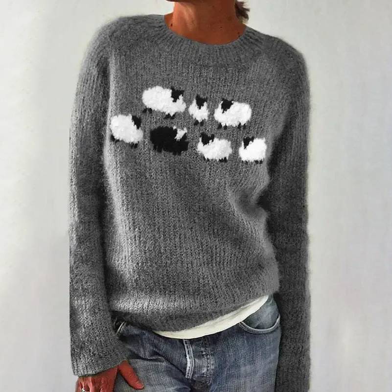 Alice | Retro Scandinavian Knitted Sweater
