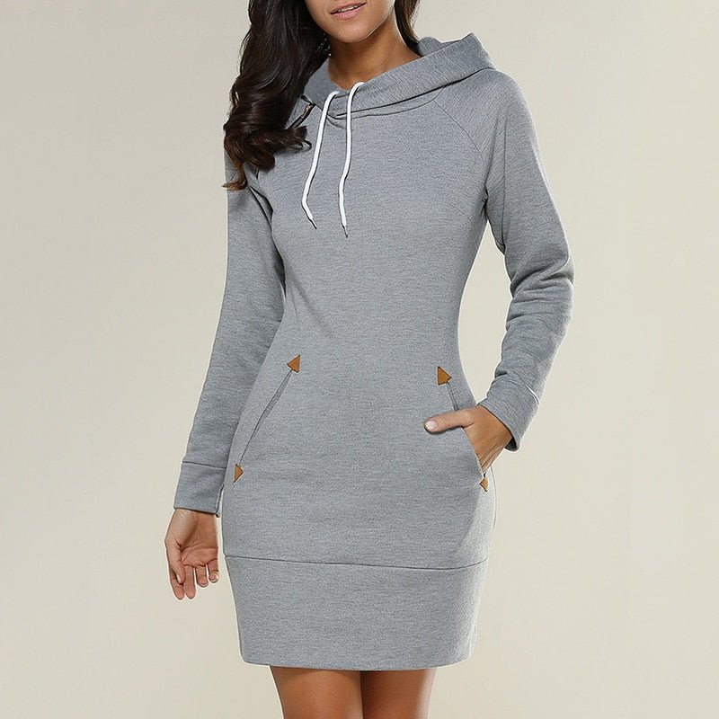 Petal Hooded Dress for Women Minimalist Chic Style