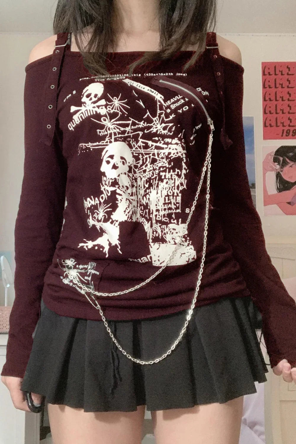 Halloween Skull Spider T-Shirt