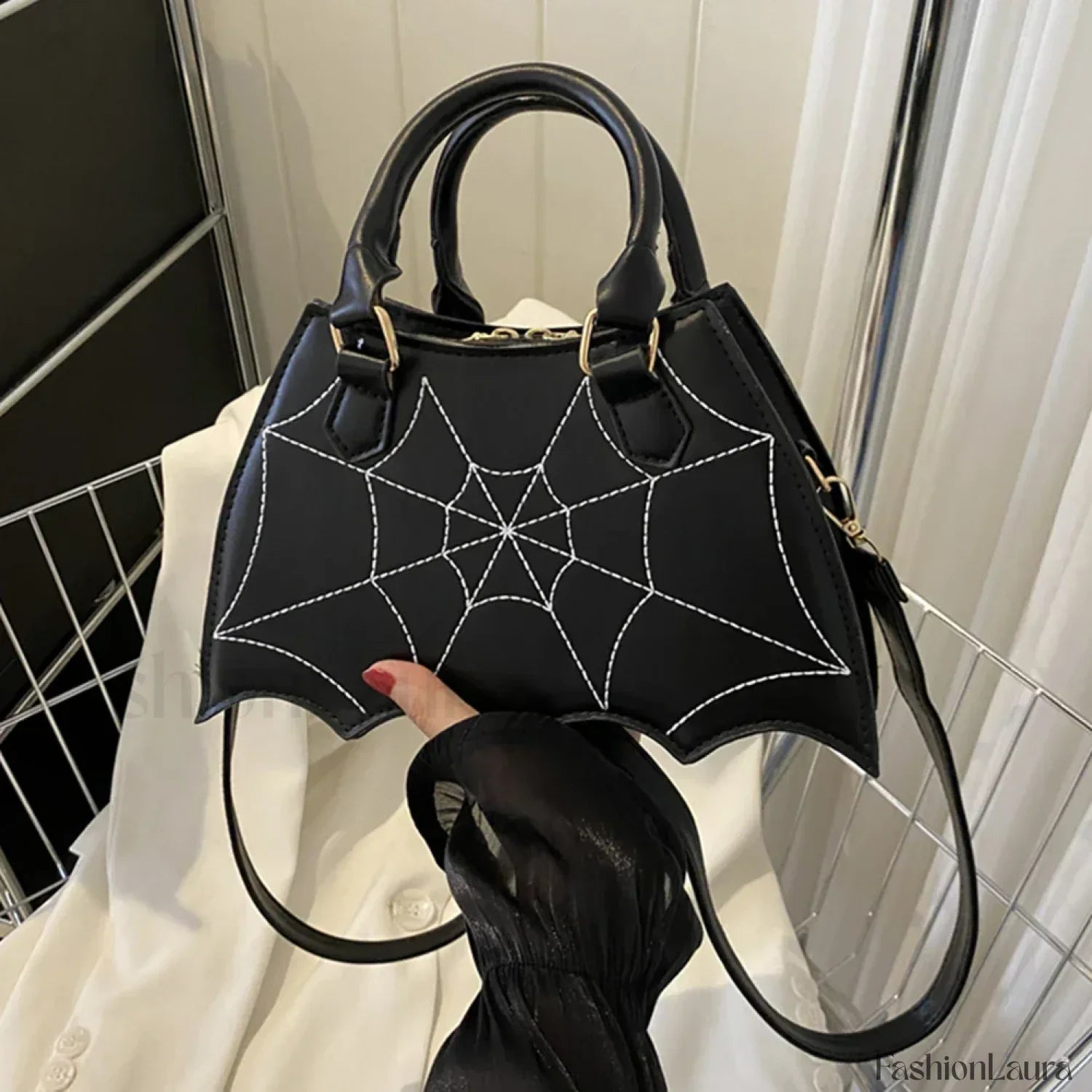 Halloween WingCreative Crossbody PU Leather Fashion Bat Women's Novelty Bag
