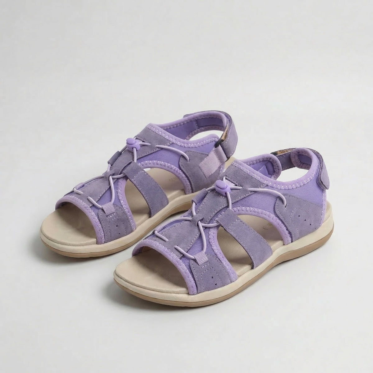 Closed Toe Strappy Adjustable Fisherman Sandals