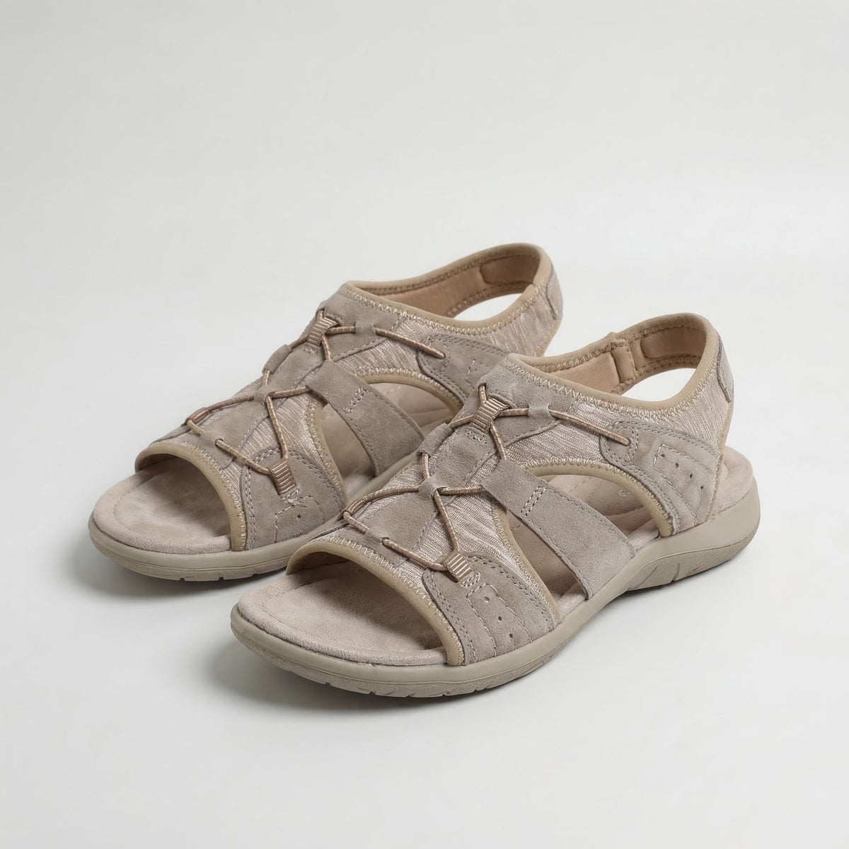 Closed Toe Strappy Adjustable Fisherman Sandals