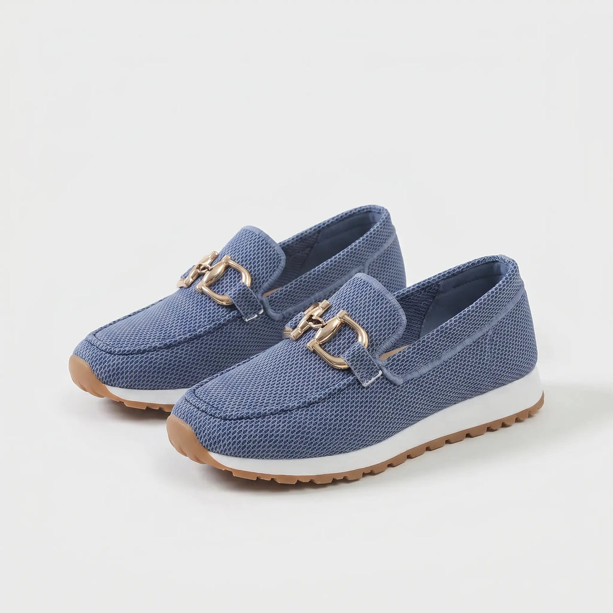 Horsebit Buckle Slip On Loafer Sneakers