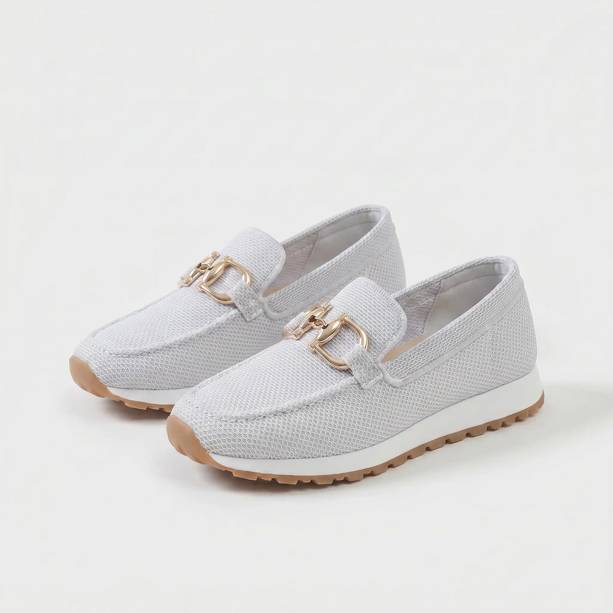 Horsebit Buckle Slip On Loafer Sneakers