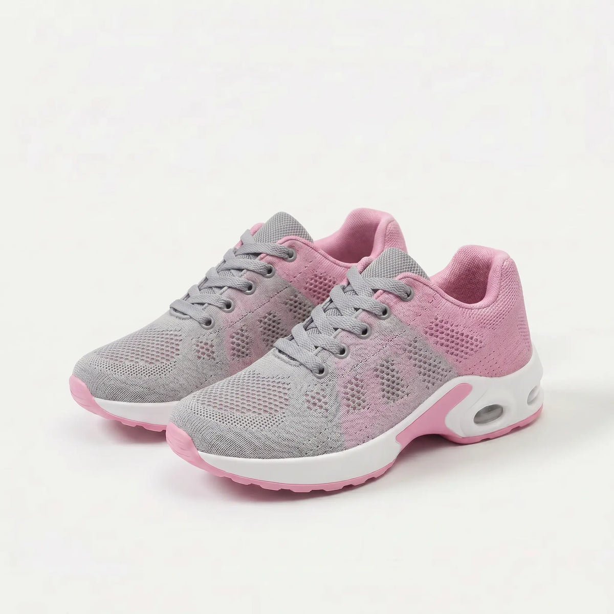Lace Up Mesh Air Cushion Sneakers