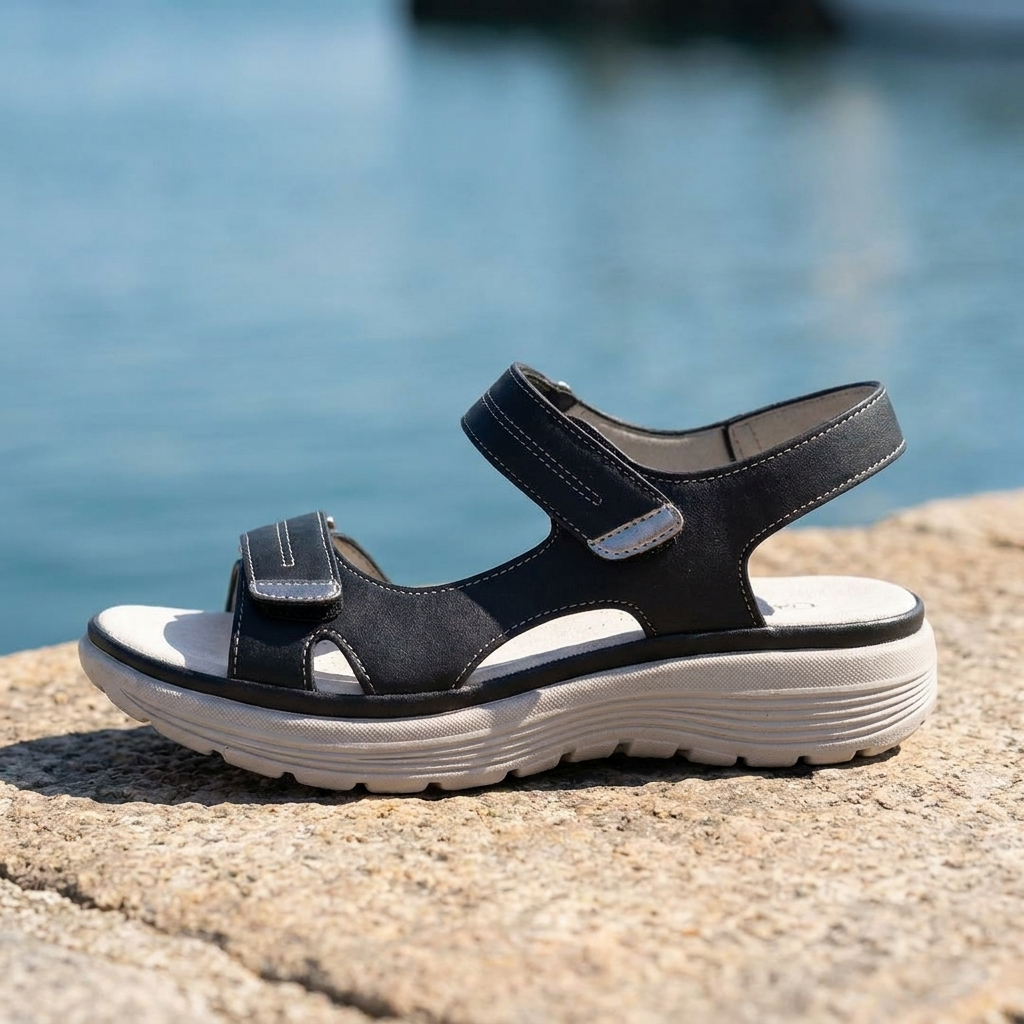 Open Toe Double Strap Ankle Strap Platform Sport Sandals