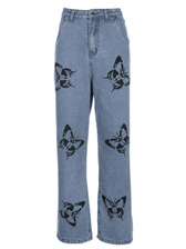 High-Waist Denim Jeans