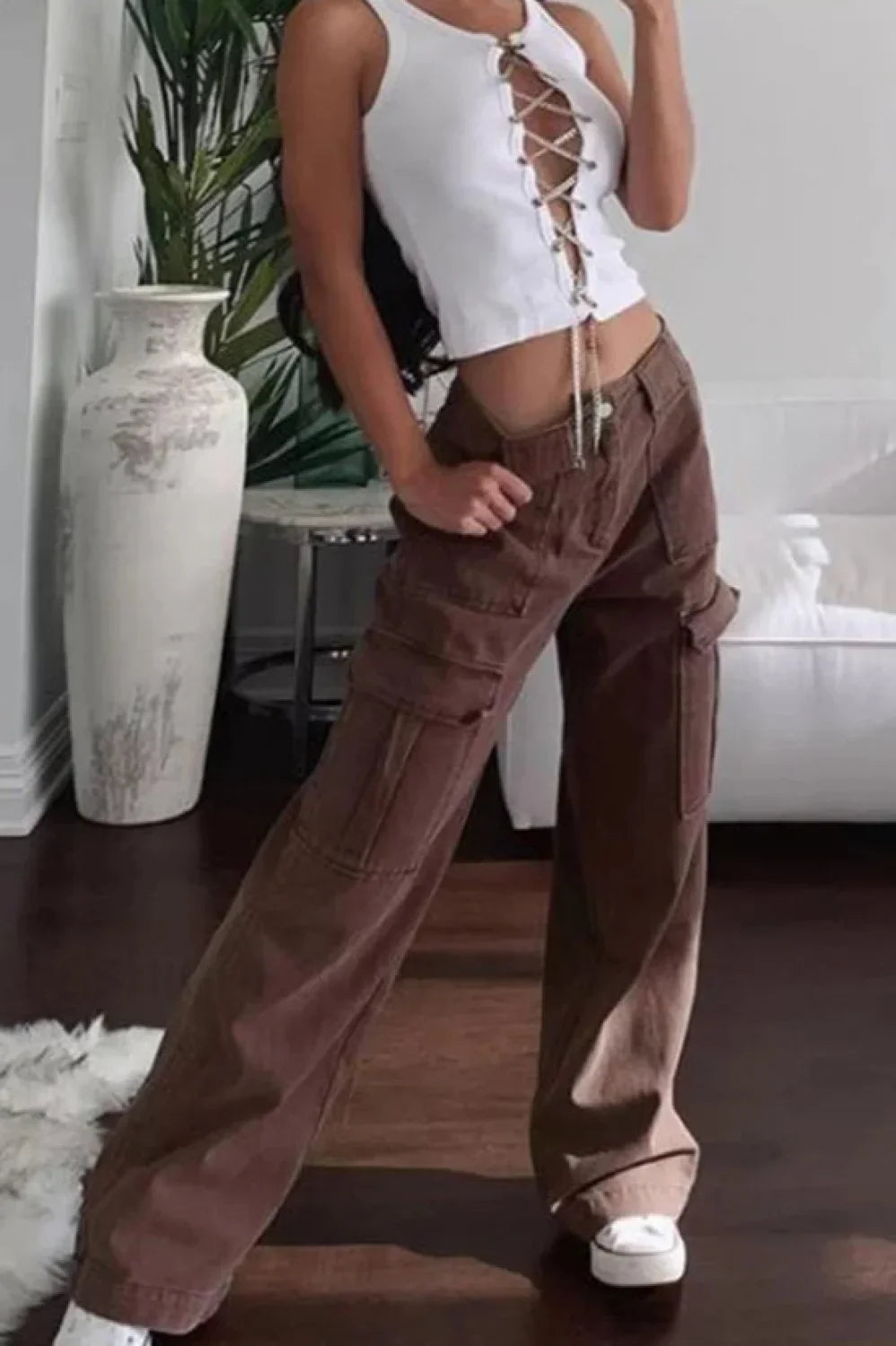 High Waist Loose Denim Jeans