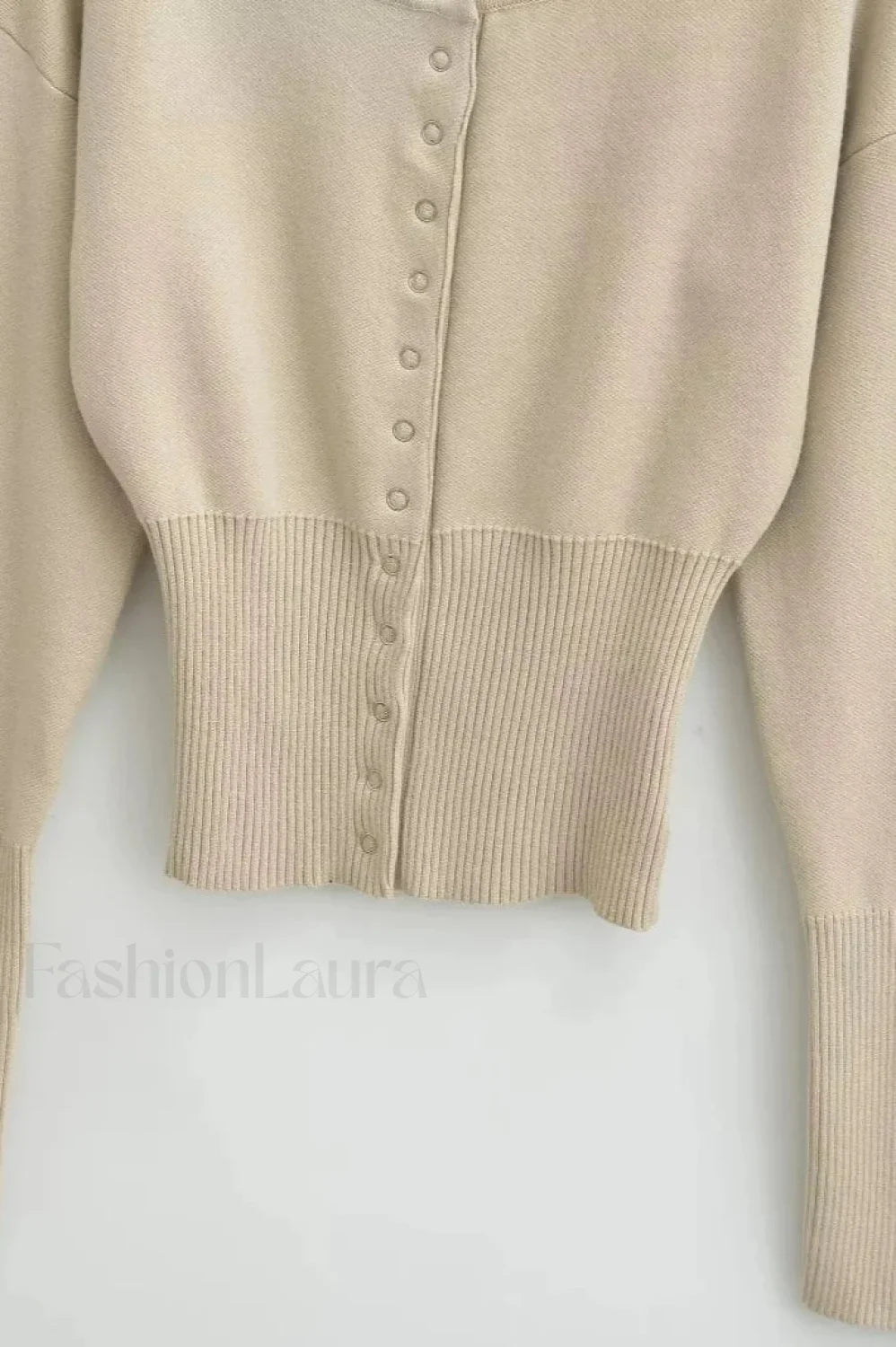 High Waist Slim Fit Cardigan