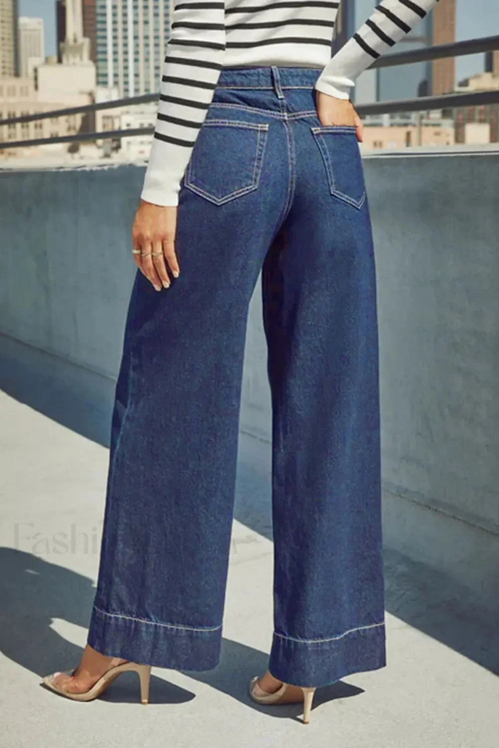 High Waist Wide Leg Jeans
